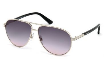 Image of Swarovski SK0078 Sunglasses - Shiny Palladium Frame Color