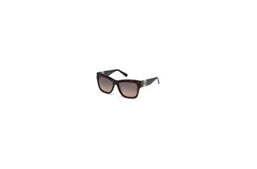 Image of Swarovski SK0141 Sunglasses - Dark Havana Frame Color, Gradient Smoke Lens Color