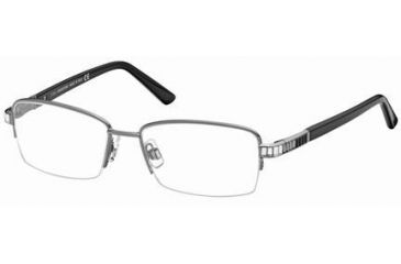Image of Swarovski SK5028 Eyeglass Frames - Shiny Dark Ruthenium Frame Color