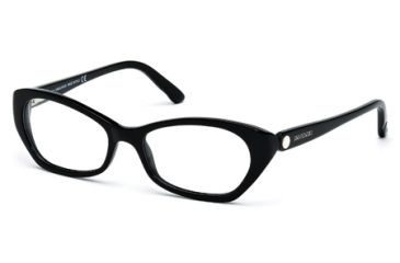 Image of Swarovski SK5067 Eyeglass Frames - Shiny Black Frame Color