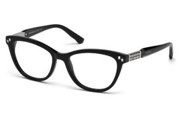Image of Swarovski SK5088 Eyeglass Frames - Shiny Black Frame Color