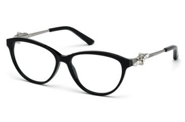 Image of Swarovski SK5119 Eyeglass Frames - Shiny Black Frame Color