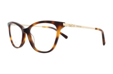 Image of Swarovski SK5249-H Progressive Prescription Eyeglasses - Dark Havana Frame, Dark Havana Lenses, 53 mm Lens Diameter SK5249-H53052