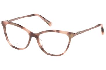 Image of Swarovski SK5249-H Progressive Prescription Eyeglasses - Shiny Pink Frame, Shiny Pink Lenses, 53 mm Lens Diameter SK5249-H53072
