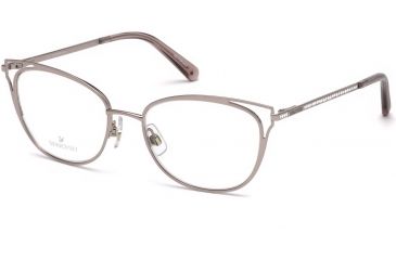 Image of Swarovski SK5260 Eyeglass Frames - Shiny Pink Frame Color, Shiny Pink Lens Color