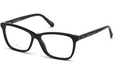 Image of Swarovski SK5265 Eyeglass Frames - Shiny Black Frame Color