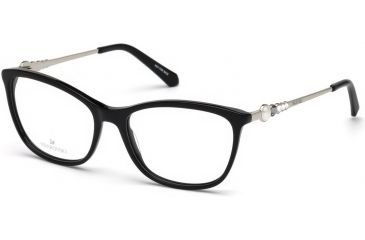 Image of Swarovski SK5276 Eyeglass Frames - Shiny Black Frame Color
