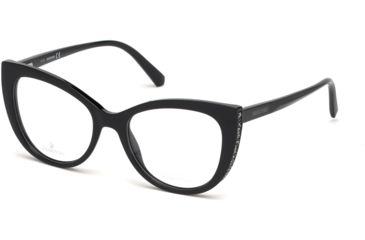 Image of Swarovski SK5291 Eyeglass Frames - Shiny Black Frame Color