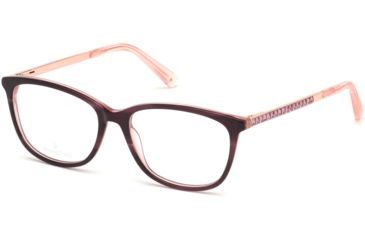 Image of Swarovski SK5308-F Progressive Prescription Eyeglasses - Bordeaux Frame, 53 mm Lens Diameter SK5308-F53071