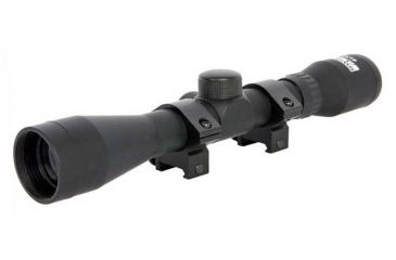 Image of Swiss Arms 4x32 Rifle Scope w/Weaver Mount Rings, Black 63868