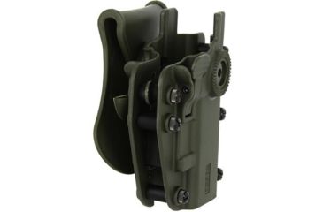 Image of Swiss Arms Adaptx Level 2 Retention Universal Holster by Cybergun, OD Green, Small, 603672