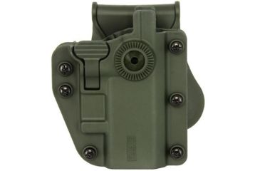 Image of Swiss Arms Adaptx Level 2 Retention Universal Holster by Cybergun, OD Green, Small, 603672
