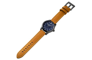 Image of Szanto Heritage Aviator Watches, Blue Dial, Tan Strap, Gun Gray, One Size, SZ 2756