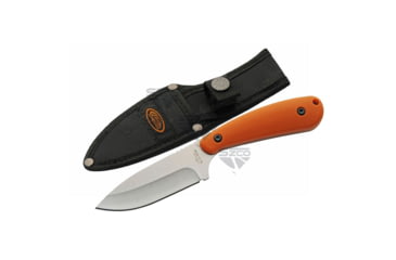 Image of SZCO Orange Trailing Point Skinner Fixed Blade Knife 7 in, 1006911