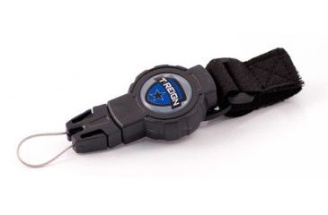 Image of T-Reign Small Retractable Gear Tether Outdoor Series, 4oz w/ 24in Kevlar Cord, Strap, Black, Small 0TRG-413