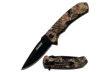 Image of TAC Force Black SS Blade Fold Knife, Camo TF 764CA