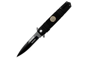 Image of TAC Force Red ABS Handle 5in. Knife, Grey TF 670SH