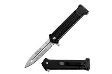 Image of TAC Force Spring Joker Knife; with Clip, Black TF 457BS