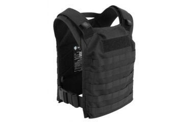 Image of Tacprogear Rapid Assault Plate Carrier 2, Black, Black V-RAPC2-BK