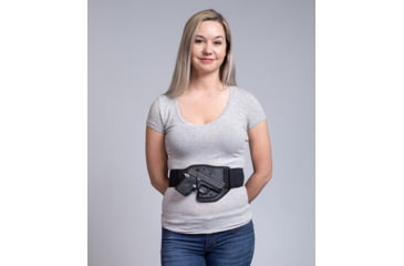 Image of Tactica Belly Band Holster, Smith &amp; Wesson M&amp;P Shield .40 cal, Left Handed, XS, tt-BB-0405-LH-XS
