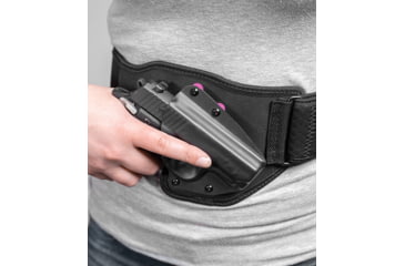 Image of Tactica Belly Band Holster, Smith &amp; Wesson M&amp;P Shield .40 cal, Left Handed, XS, tt-BB-0405-LH-XS