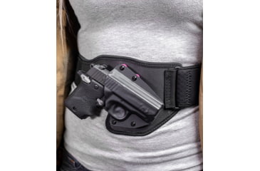 Image of Tactica Belly Band Holster, Smith &amp; Wesson M&amp;P Shield .40 cal, Left Handed, XS, tt-BB-0405-LH-XS