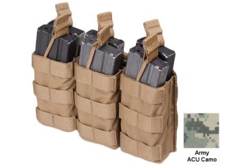 Image of Tactical Assault Gear MOLLE Double Stacked Shingle 6-Mag 3 Pouch, Army ACU 816294