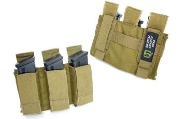 Image of TAG MOLLE Enhanced Double Stacked 45 Pistol Mag (3) Pouch MPM453ECT