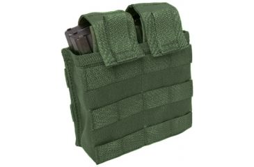 Image of Tactical Assault Gear MOLLE Shingle 4 Magazine Quiet Pouch, Ranger Green 812170