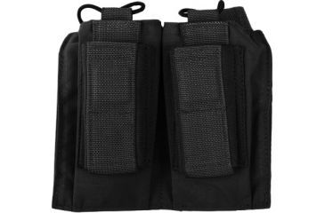 Image of Tactical Assault Gear MOLLE Shingle/Pistol Enhanced 2 Mag Pouch Black 812208