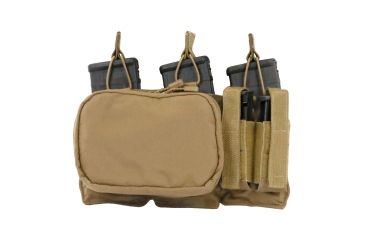 Image of MOLLE Triple Mag/Pistol/Utility Pouch, Coyote