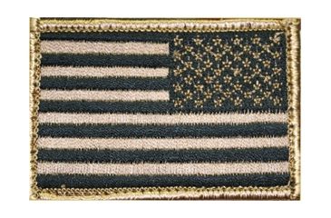 Image of Tactical Assault Gear USA Flag Patch, Right, Desert Tan 811708