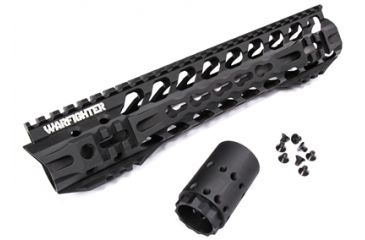 Image of Tactical Edge WARFIGHTER 10 inch Rail System Keymod WRS-KM10, Black 856358007303