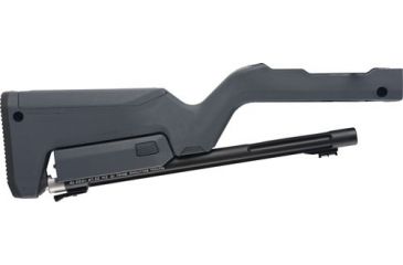 Image of Tactical Solutions Takedown Barrel / Stock Combo, Matte Black with Gray Backpacker, TDC-MB-B-GRY