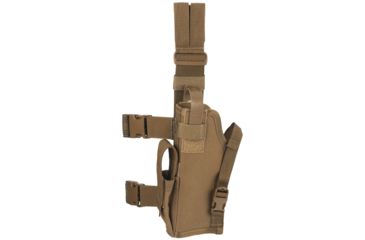 Image of Tactical Tailor Tactical Thigh Holster, Desert Eagle .50 w/Jump, Left Hand, Coyote Brown, 67901-14