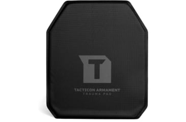 Image of Tacticon Armament Body Armor Trauma Pads, 8x10 in, SAPI Cut, Black, TP-8x10-SAPI