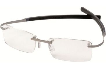 Image of Tag Heuer 0342 Bifocal Prescription Eyeglasses, Sand Frame - Blue Grey/Black Temples Frame, Clear Lens-0342-003BI