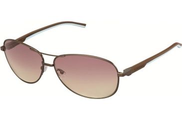 Image of Tag Heuer 0884 Progressive Prescription Sunglasses, Dark Frame - Havana/Light Blue Temples Frame, Photochromic Gradient Brown Lens, Photochromic-0884-115PR