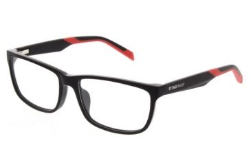Image of Tag Heuer B. Urban 0553 Progressive Prescription Eyeglasses, Shiny Black Frame, 0553-006PR