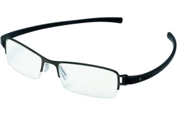 Image of Tag Heuer Track Eyeglasses, Black Ceramic Frame/Black Temples, Clear Lens 7203-011