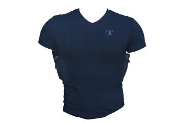 Image of Tagua Gunleather Cotton Extra Large Holster T-Shirt Black SHTC-XL-001