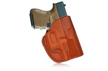 Image of Tagua Gunleather Cross Draw Holster for Taurus, Brown, Left Hand, CDH3-143