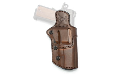 Image of Tagua Gunleather Leather OWB Holster, Most 1911s - 4in, Ambidextrous, Dark Brown, TX-LOCK-R-OWB-212