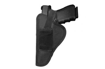 Image of Tagua Gunleather Nylon Holster w/ snap LG Revolvers S&amp;W K &amp; L Frames, Taurus Judge/Right Hand, Black NYL-125