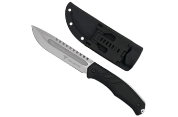 Image of Takumitak Exit Point Fixed Blade Knife, 5.5in, D2, Drop Point, G10 Handle, Silver, TKF211SL