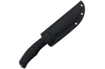 Image of Takumitak Exit Point Fixed Blade Knife, 5.5in, D2, Drop Point, G10 Handle, Silver, TKF211SL