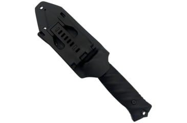 Image of Takumitak Fulcrum Fixed Blade Knife, 4.5in, D2, Tanto, G10 Handle, Black, TKF201BK