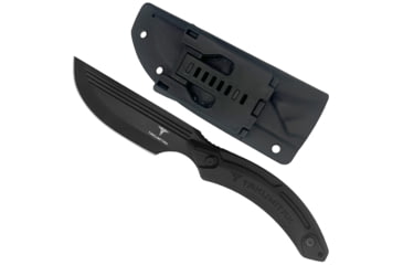 Image of Takumitak Hunter Fixed Blade Knife, 4.5in, D2, Straight Back, G10 Handle, Black, TKF207BK