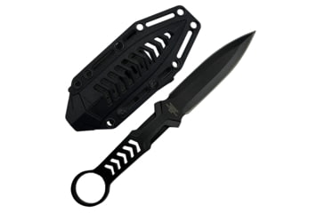 Image of Takumitak Missing Screw Fixed Blade Knife, 4 in Blade, 3cr13, Black, TKF302