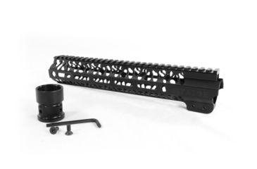 Image of Talon Armament AR-15 STF 12in Free Float Rail Handguard w/M-Lok, Hardcoat Anodized, Black, TAC-STF-ST-12BL